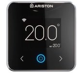 Termostato Inteligente Wifi, Ariston, Cube S Net Negro, Conexión Por Cable
