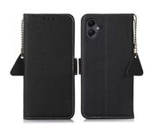 Funda Para Samsung Galaxy A06 Con Bloqueo Rfid, Funda De Piel De Vaca Auténtica Para Teléfono