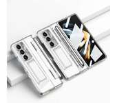 Funda De Chapado Compatible Con Samsung Galaxy Z Fold 5, Cubierta Delgada Para Pc Todo Incluido Con Soporte Para Lápiz Kickstand & S-plata
