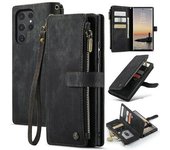 Funda Caseme C30 Series Para Samsung Galaxy S24 Ultra, Funda Para Teléfono Con 10 Ranuras Para Tarjetas, Bolsillo Para Efectivo Y Cremallera