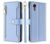 Funda Tipo Billetera De Cuero A Prueba De Golpes Con 2 Correas Para Samsung Galaxy Xcover7