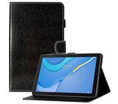 Funda Para Tableta Samsung Galaxy Tab A9+ Con Purpurina En Polvo, Ranura Para Tarjetas, Cubierta De Cuero Pu