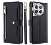 Funda Para Teléfono Móvil Oneplus 12 5g De Piel Sintética Y Tpu Con Soporte Tipo Billetera Y Correa Cruzada