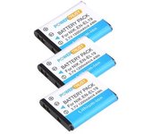 (3 Baterías) Batería Powertrust 1200 Mah En-el19 Enel19 En El19 El19 Para Cámara Nikon S100 S2500 S2600 S3100 S6400 S4100 S4150 S3300 S4300