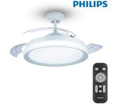 Ventilador Techo De Led Modelo Atlas Blanco Potencia: 28+35w Con Mando A Distancia Philips [e3-93547]