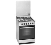 Cocina Mixta E541x, 3 Fuegos, Horno Eléctrico, Acero Inoxidable, 54x60, Meireles
