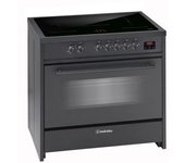 Cocina Eléctrica Inducción E913bl, 5 Zonas, 2 Flexizones, Horno Eléctrico Multifunciones, Negra, 90x60, Meireles