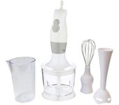 Batidora 250 / 300 W. 2 Velocidades Con Vaso, Triturador Y Varillas