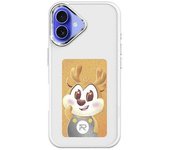 Funda De Tinta Electrónica Para Iphone 16 Plus, Con Patrón De Pantalla De 4 Colores, Personalizada, Color Blanco