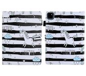 Funda De Cuero Con Estampado De Caballo Para Ipad Pro 11 (2024) Con Ranuras Para Tarjetas