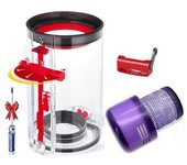 Kit De Repuesto Para Aspiradoras V11, V15, Sv14, Sv15 Y Sv22: Depósito De Polvo, Filtro Hepa Y Botón De Interruptor (b10)