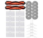 Repuestos Para Aspiradoras Robot W2, Cepillos Laterales Principales, Filtros Hepa, Paños De Fregona, Repuestos Para Aspiradoras Robot