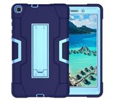 Funda Resistente A Golpes Y Arañazos Con Soporte Para Samsung Galaxy Tab A 8.0 (2019) T290 T295 - Azul Oscuro