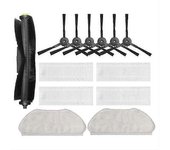 13 Piezas Compatibles Con Los Accesorios De La Aspiradora Robot 360 X100-x100max, Cepillo Lateral Principal, Paño De Fregona, Filtro Hepa