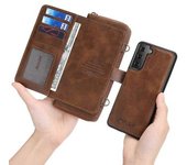 Funda Megshi 020 Con Correa De Hombro Magnética, Diseño Desmontable, De Piel Sintética Y Tpu, Para Samsung Galaxy S21 Fe 5g/s21 Fan Edition
