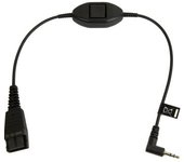 Jabra 8800-00-55 Cable De Audio 0,3 M Qd 2.5mm Jack Negro