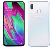 Samsung Galaxy A40 4g Blanco 64 Gb + 4 Gb Ram Sim Doble - Reacondicionado - Grado C