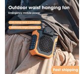 Ventilador De Cintura Portátil Que Refresca Los Deportes Al Aire Libre Verde