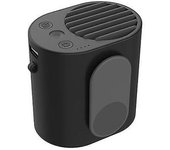 Mini Ventilador Con Clip Para Cintura Con Linterna, Banco De Energía De 9600mah, Recargable Por Usb, 3 Velocidades, Refrigeración Fuerte Por Flujo De