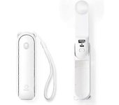 Mini Báscula De Mano, Ventilador De Mano 3 En 1, Ventilador De Bolsillo Pequeño Recargable Por Usb Portátil, Ventilador Con Pilas [14-21 Horas De