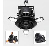 Ventilador De Camping Con Energía Solar Con Linterna Led – Ventilador Portátil Para Tienda De Campaña Con Gancho Para Colgar – Ventilador De Mesa