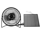 Mini Ventilador Portátil Alimentado Por Usb Con Panel Solar Para Refrigeración, Ventilación, Hogar, Viajes, Pesca
