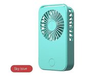 Ventilador Silencioso Portátil Ventilador De Viaje Al Aire Libre Duradero Para Oficina Azul