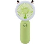 Ventilador De Mano, Mini Ventilador Portátil, Luz Nocturna Recargable Usb, 3 Modos, Ventilador De Bolsillo Ajustable Para El Hogar, Oficina, Viajes Y