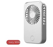 Mini Ventilador De Mesa Portátil Recargable Por Usb, Color Blanco