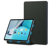 Magnetic Auto-absorbed Tri-fold Stand Leather Tablet Cover Case For Huawei Huawei Matepad 11 (2021) - Black