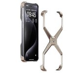 For Iphone 14 Pro Frameless Case X-shape Minimalist Aluminium Alloy Slim Bumper Case