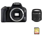 Canon Eos 200d Black Kit Ef-s 18-55mm F3.5-5.6 Is Iii + 32gb Sd Card