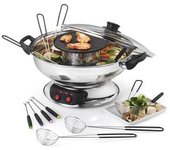 Kitchen Chef Set Fondue 1950w 6 Tenedores - Kcpfondasia