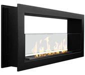 Chimenea De Bioetanol Empotrable De Doble Cara Biochimenea 2 Caras 90x40 Montefalco 90