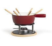 Livoo Set Fondue 6 Tenedores Rojo - Men390rc