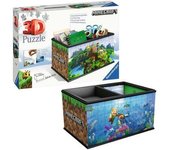 Ravensburger Caja De Almacenamiento De Rompecabezas Minecraft Para Niños
