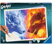 Creart Fuego Y Hielo - Pintar Por Números Para Adultos