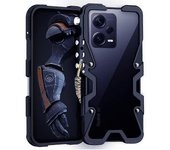 Funda Protectora De Aleación De Aluminio Para Xiaomi Redmi Note 12 Pro+ 5g, Brazo Mecánico-black