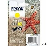 Cartucho De Tinta Original Epson Xp-2100 3100 4100 Wf-2830dwf 2850dwf Amarillo (10 Unidades)