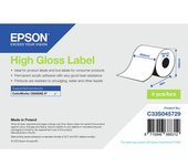 Etiquetas De Impresora Epson C33s045729 Blancas Brillantes Ø 76,2 Mm - 18 Unidades