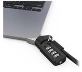 Ledge Macbook Air 15" M2 2023 Adaptador De Bloqueo De Borde Con Ranura En T Y Candado De Cable Combinado