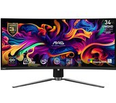 Msi Mag 341cqp Qd-oled Pantalla Para Pc 86,4 Cm (34") 3440 X 1440 Pixeles Ultrawide Quad Hd Qdoled Negro