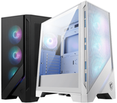 Caja Msi Mag Forge 320r Airflow White,1x2.5"+2x2.5"/3.5",3x120mm+1x120mm (argb),2xusb3.2,+audio+micro,rgb,mid-tower(blanco)