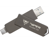 Ssd Patriot Pvp30 1tb 1000mb/s Usb Duo A+c 3.2 Gen2 Alu