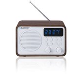 Blaupunkt Pp7bt Radio Portátil Analógico Y Digital Blanco, Madera