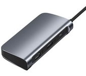 Adaptador Ugreen 50771 Cm212 6in1 Type-c A Hdmi Pd 3usb3.0 1000mbps Para Huawei Mate40/p50 Samsung S20