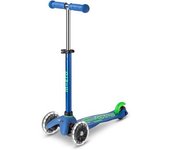 Micro Hulajnoga Mini Deluxe Led Cristal Azul