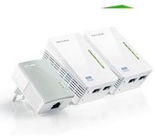 Adaptador Red Tp-link Kit 3x Plc 500mbps Wifi