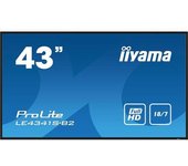 Iiyama Prolite Le4341s-b2 Pantalla Plana Para Señalización Digital 108 Cm (42.5") Lcd 350 Cd / M² Full Hd Negro 18/7