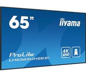 Iiyama Lh6565uhsb-b1 Pantalla De Señalización Diseño De Quiosco 163,8 Cm (64.5") Led Wifi 800 Cd / M² 4k Ultra Hd Negro Procesad